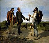Gustave Courbet Bonjour_ Monsieur Courbet painting